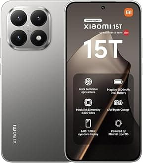 Xiaomi 15T Grey 12+256GB, 6.83" 120Hz Eye-care Display, MediaTek Dimensity 8400-Ultra, 50MP Leica Summilux Optical Lens, 5500mAh