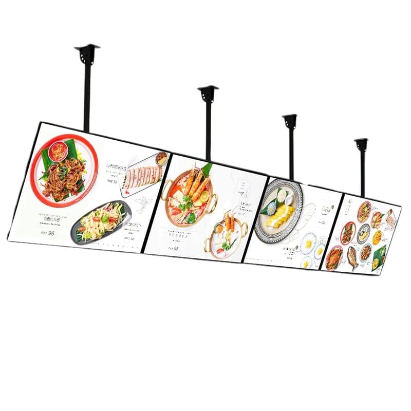 Slim Snap Frame LED Light Box, LED Restaurant Menu Board, LED Backlit Menu Board For Restaurant Cafe Shops Wall Mounted Billboard (70x50cm)