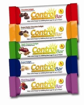 Control Bars - Chocolate (5 Bar Pkg)