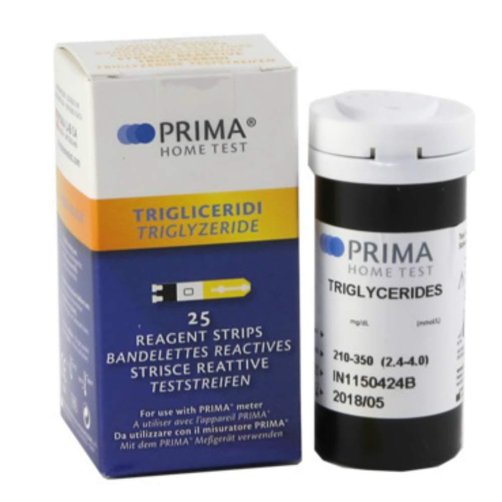Prima Triglycerides Test Strips (Pack of 25 pcs)
