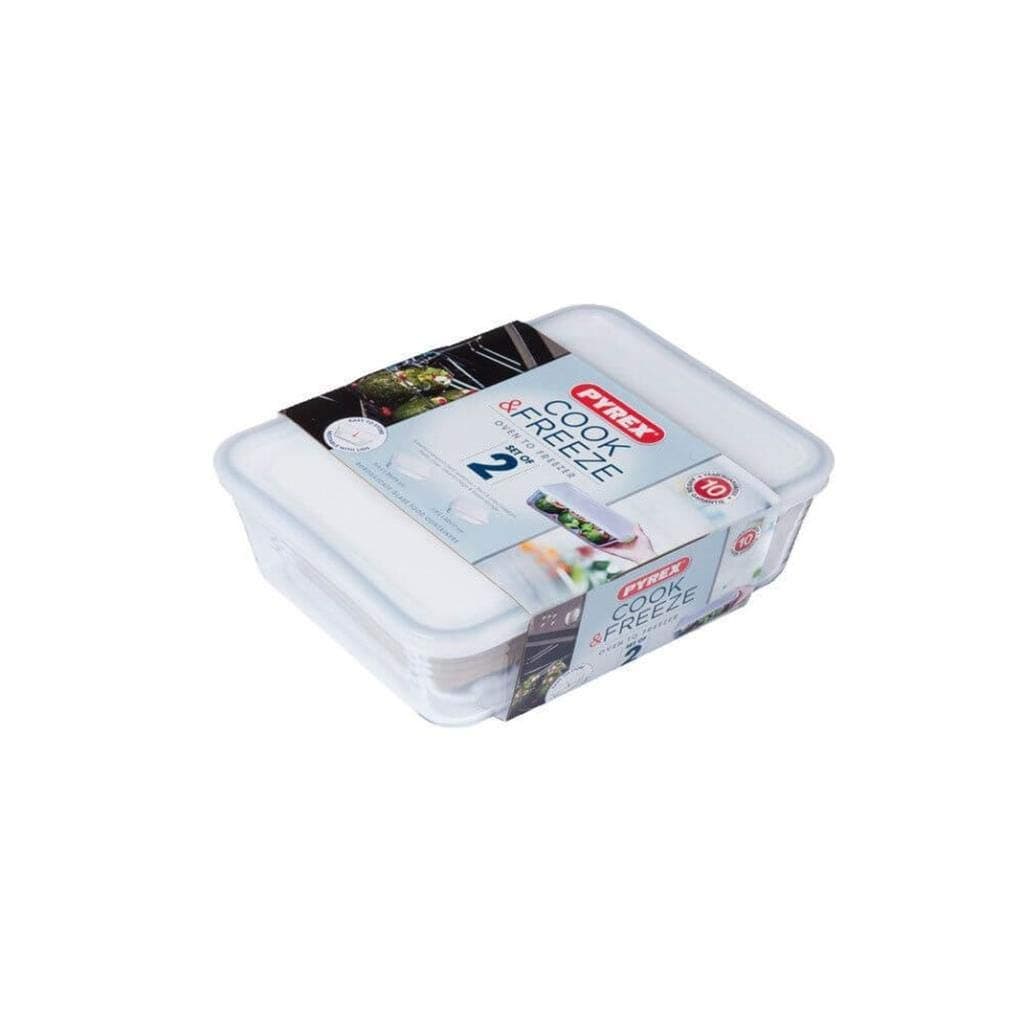 Classic Rectangular Container with Lid 1,5L - 2,6L
