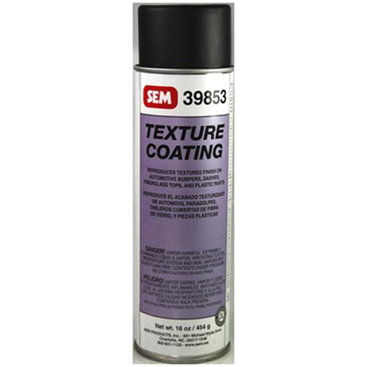 39853 Black Texture Coating Spray Aerosol - 16 oz.