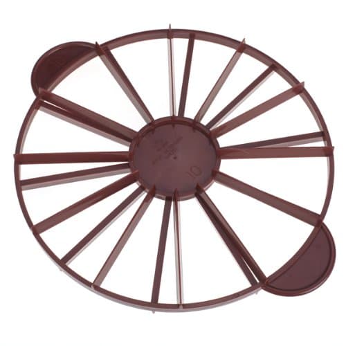 Double-sided cake divider round double-sided cake divider 10/12 pieces.