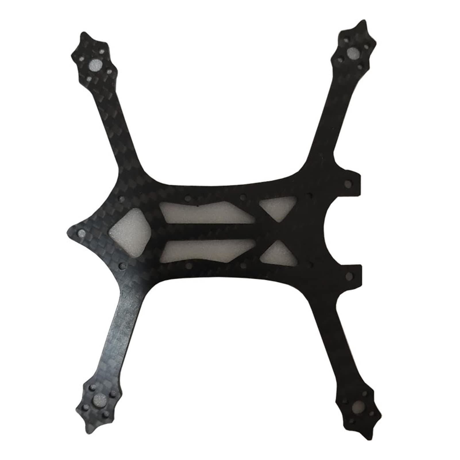 FPV Racing Drone Frame accessories 2.5-inch TransTEC rack HD compatible with 3D printed Beetle Carbon plate motor hole 9mm suppo (Color : Rack carbon plate)