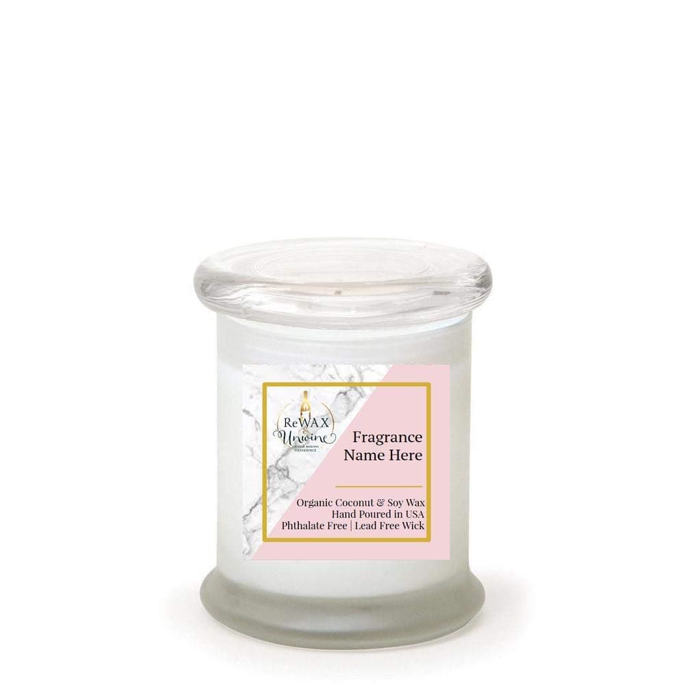 Create Your Own Scented Candle Using Organic Coconut Wax, 8oz Jar with Lid