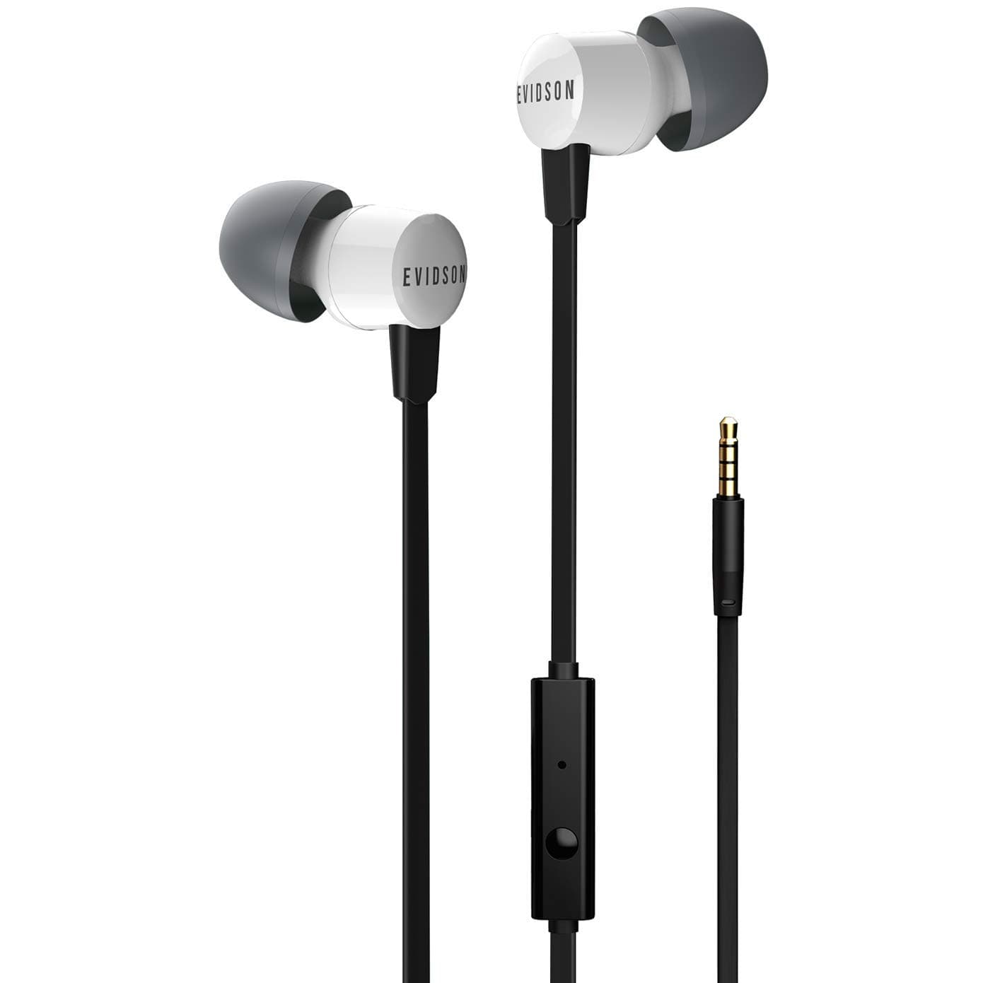 Vibe Wired in Ear Earphone with Mic (White)