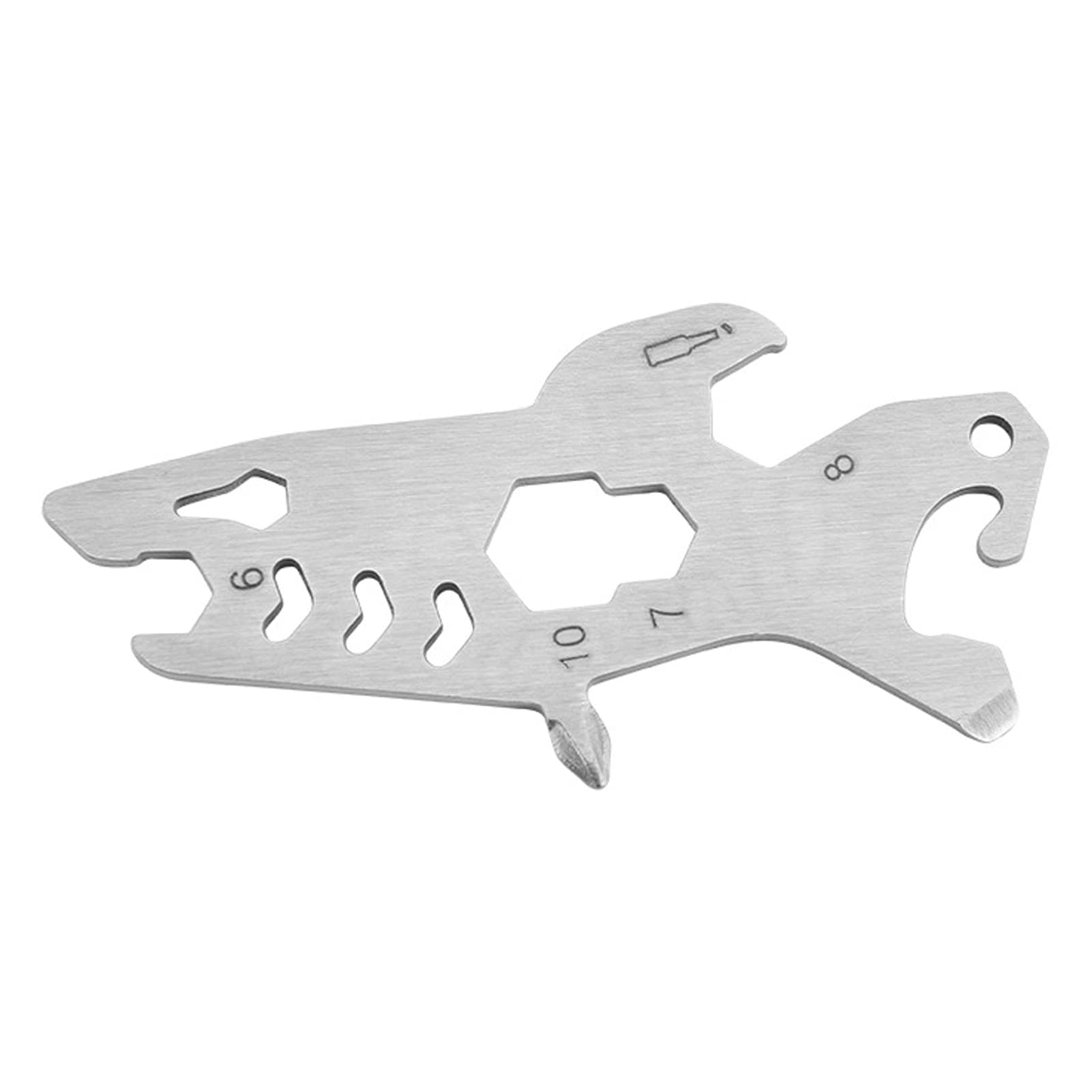 Tool High-Strength Strong Construction Easily Carry Keychain Multi-Tool Wrench for Daily Use B