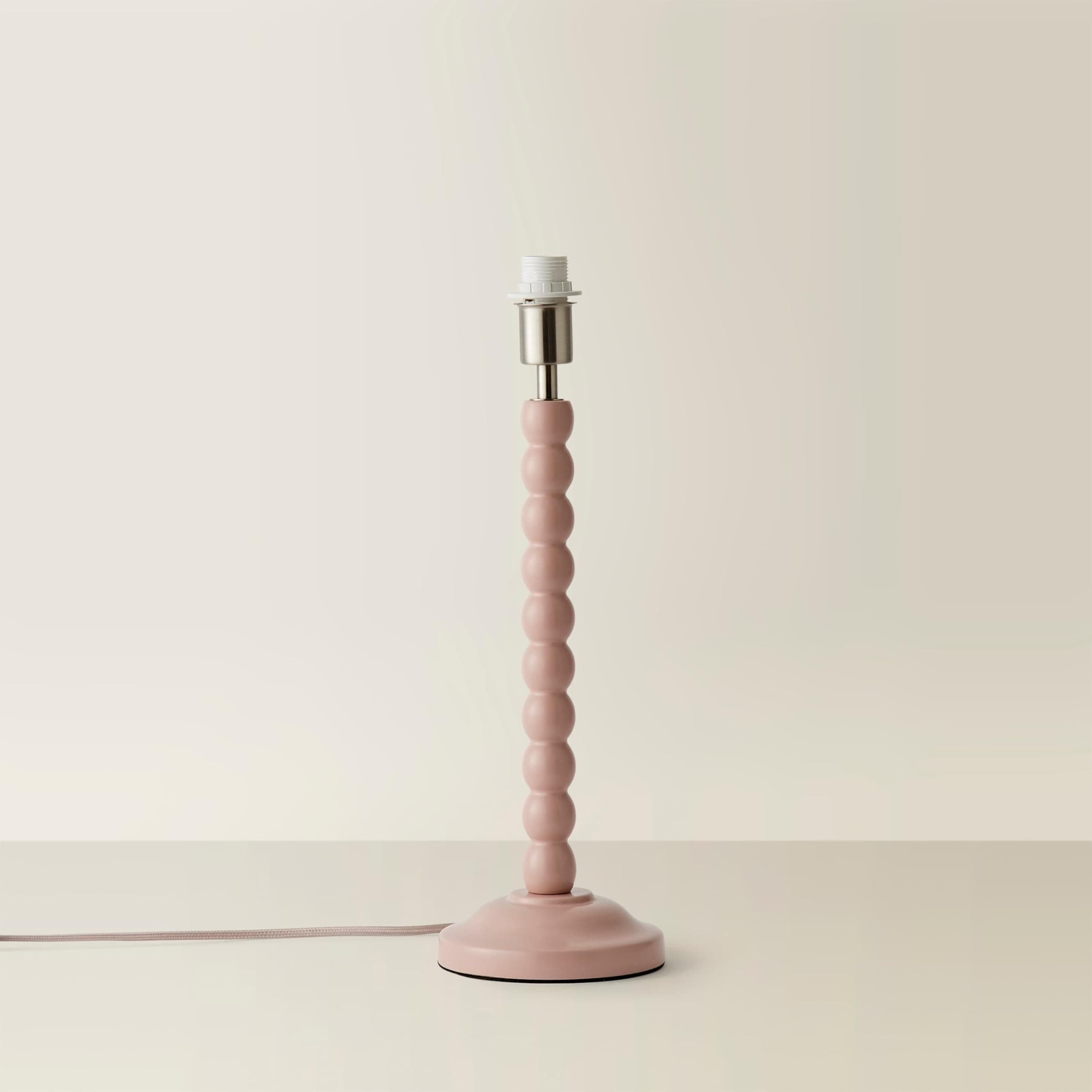 ValueLights | Rose Pink Blue Bobbin Stem Table Lamp Base | Table Lamps, Home Décor & Improvement Essential