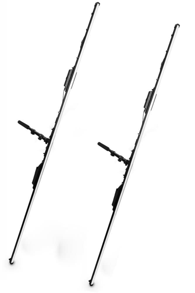 2 Pack Pixelstick - LED Digital Light Strip For Creative Photographic Multi-Color Lightpainting + Jumbl Rechargeable Batterries and Charger