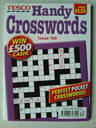 Handy Crosswords - Tesco - April 2014 Issue 130