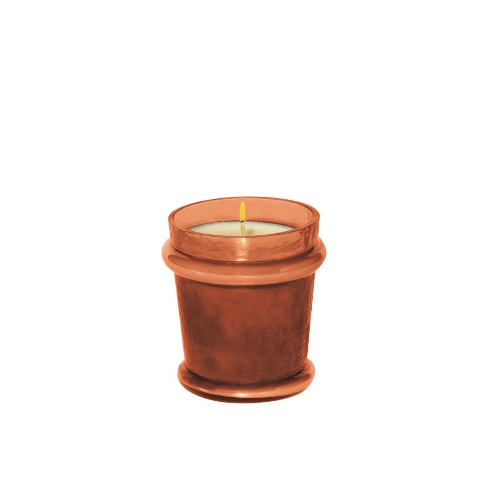 Amber "fire" 3.5 Oz Filled Votive