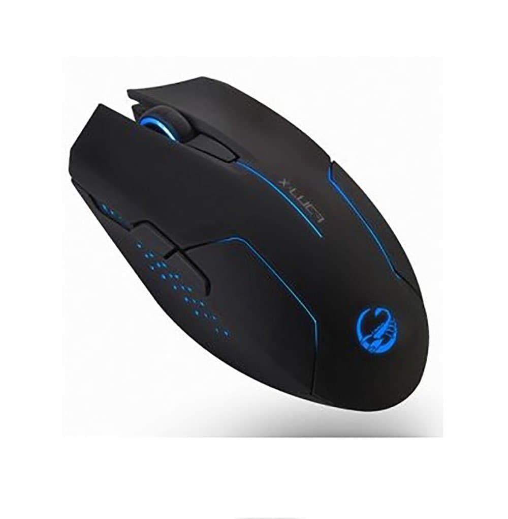 X-luca Sleek Gaming Mouse Optical Pc Laptop Wired Usb Mice Game Led 2400dpi 4500fps Black