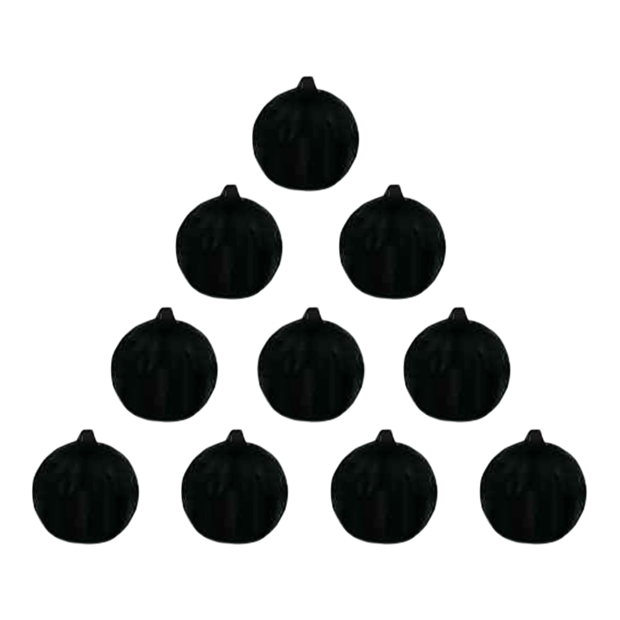 Widex Compatible Round Ear Tip Hearing Aid Domes, Pack of 10 Two Vent Domes