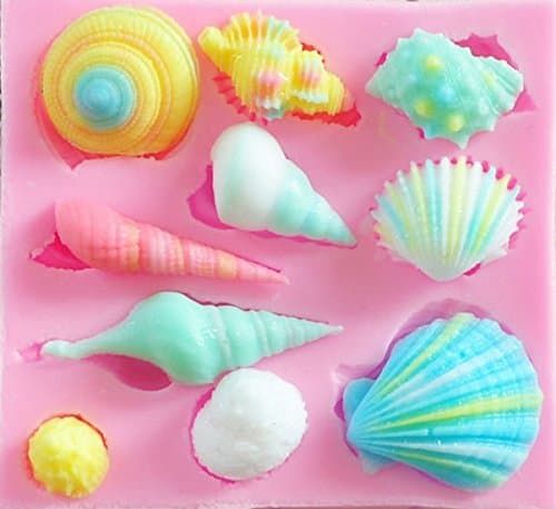 Mix Shell Shaped Mini Silicone Mold Sugar Craft Tools Chocolate Moulds Bakeware