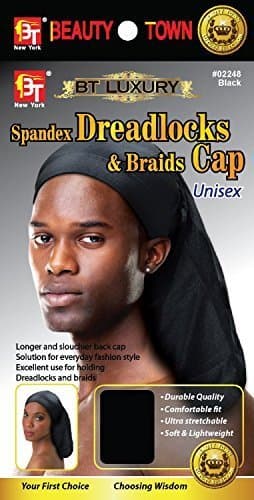 BT Luxury Spandex Cap for Dreadlocks & Braids - w/Open Back Option