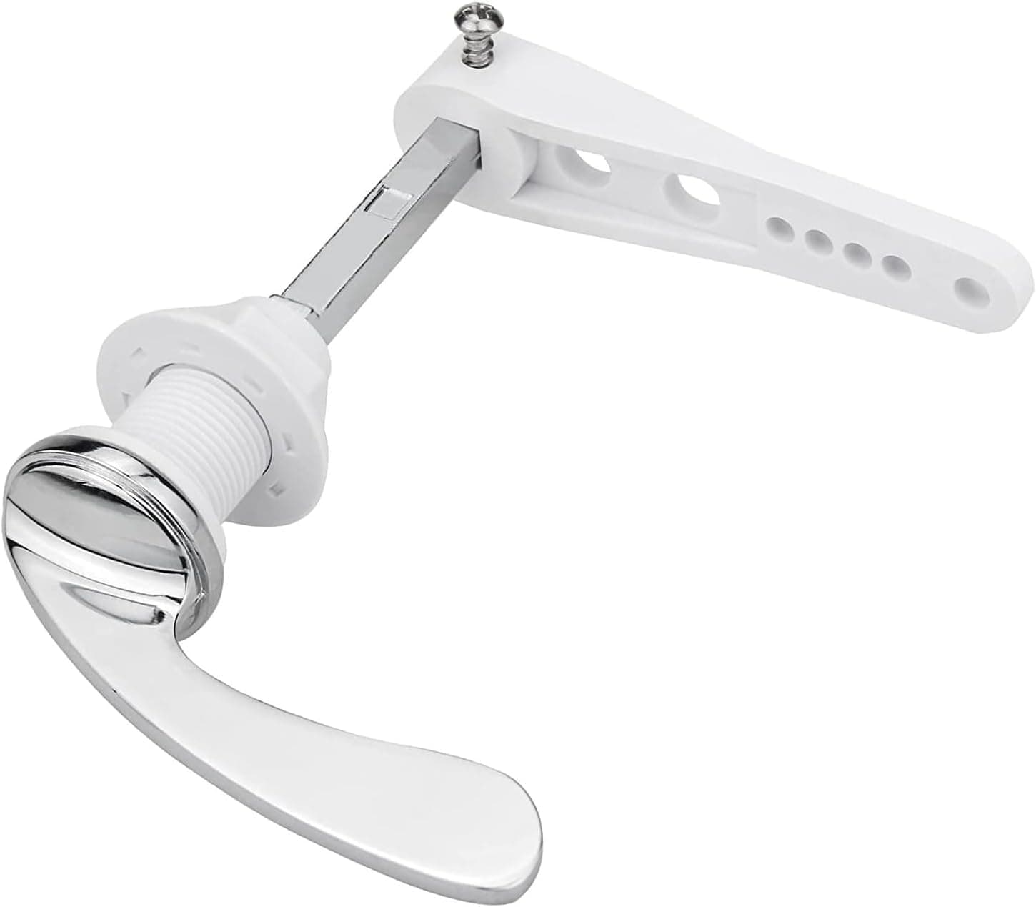 Toilet Flush Handle - Alloy Cistern Lever Flush System Replacement - Victorian Style Toilet Handle Kit