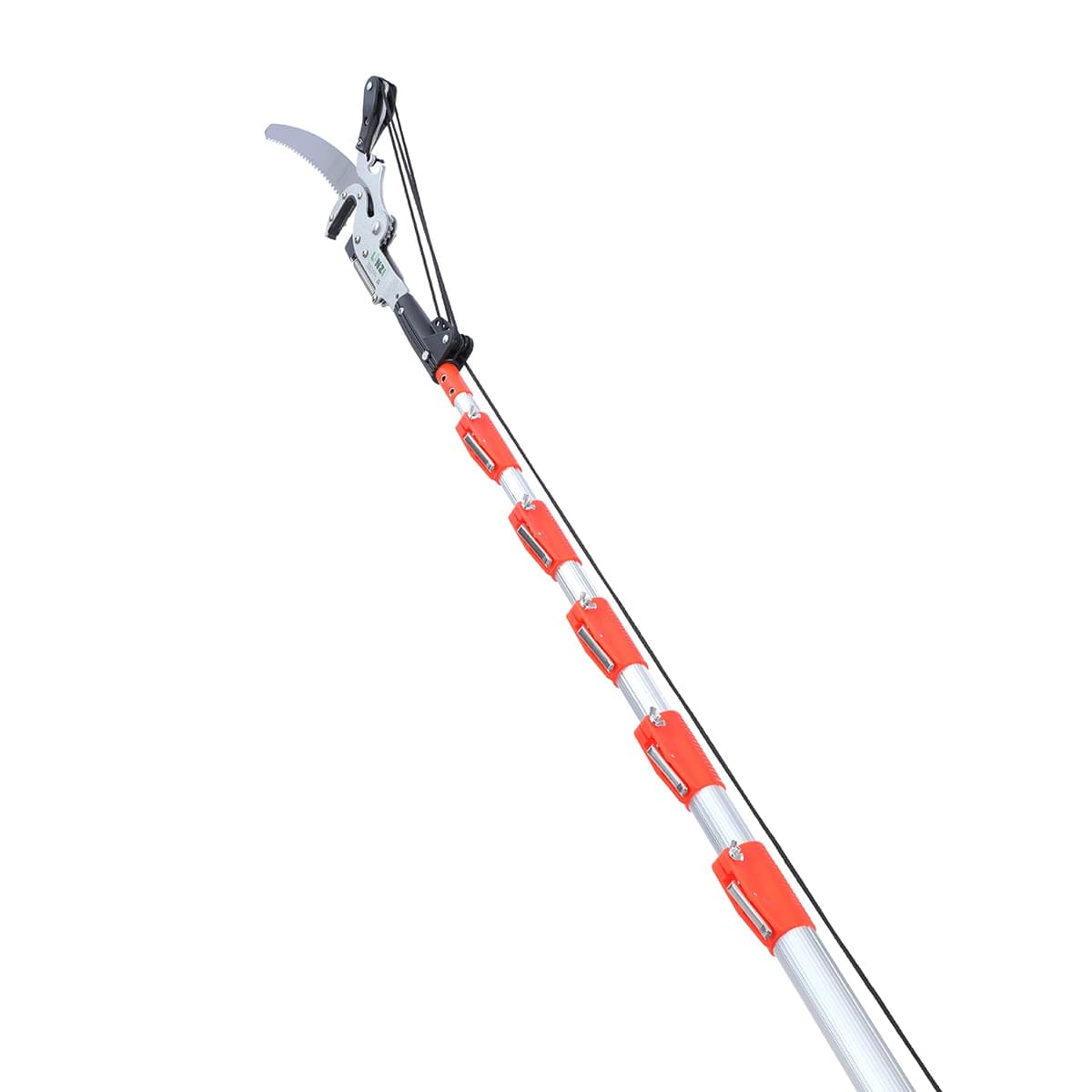 LINZI Telescopic Tree Pruner 8M with 350mm Extra Blade Extendable Long Reach Pole Pruning Saw Tree Loppers for Cutting Trimming High Branches Leaves Shrubs