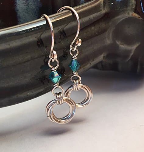 Sterling French Hook Circle Earrings