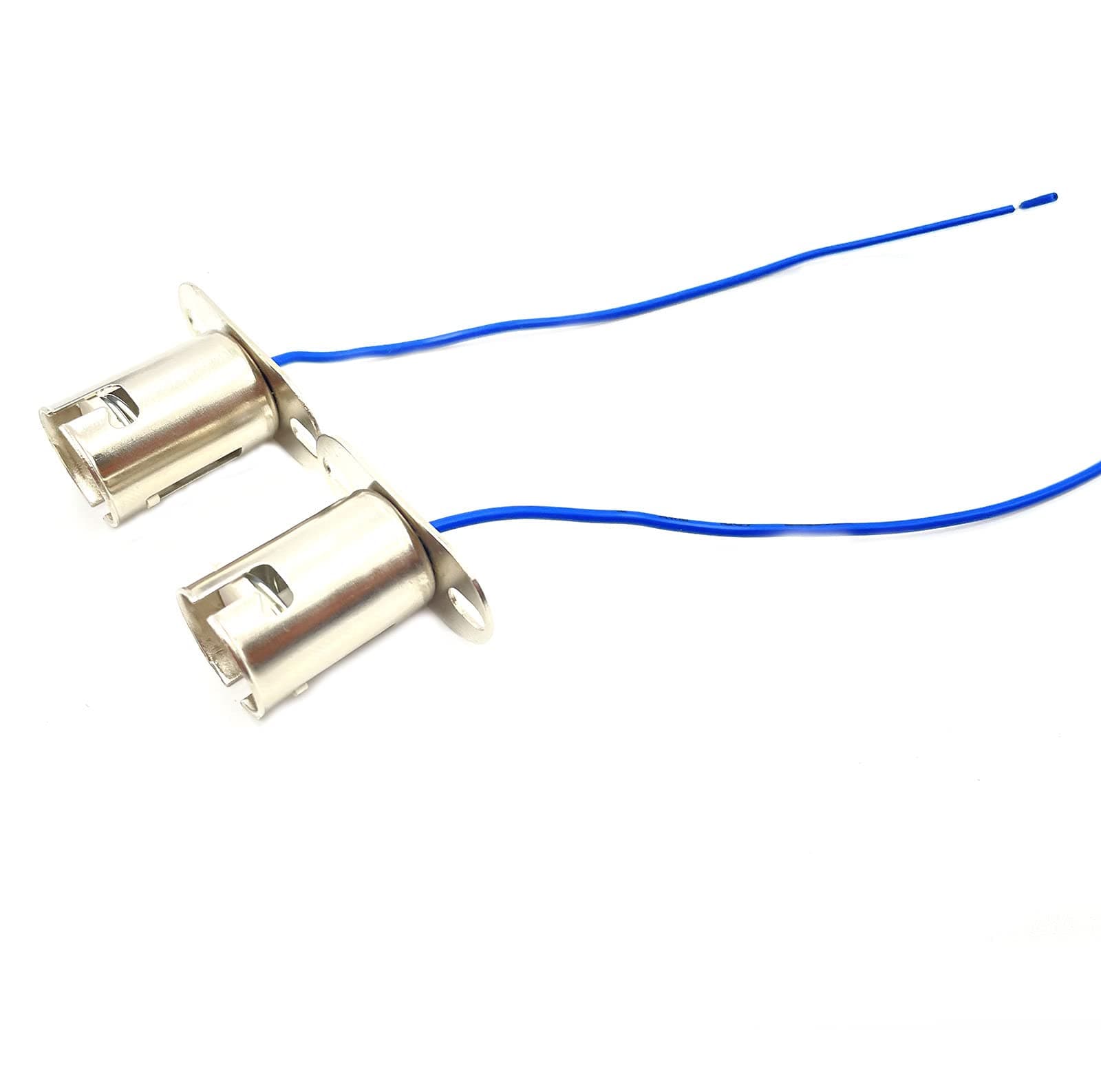 BA15s 1156 LED Light Bulb Socket,2pcs Car Lamp Holder for Single Contact Snap-in Socket Assembly for Car and Truck Tail Light