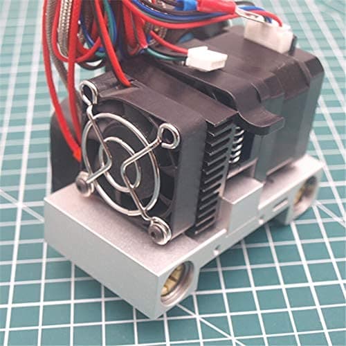 3D Printer Parts, 1set for CTC/Replicator Clone 3D Printer Aluminum Extruder Hotend Carriage Kit Print Head Kit 0.4mm with NEMA17 Stepper Motor