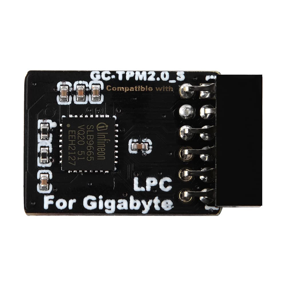 - TPM2.0 Module LPC 12Pin Module with Infineon SLB9665 for Gigabyte Motherboard Compatible with GC-TPM2.0_S