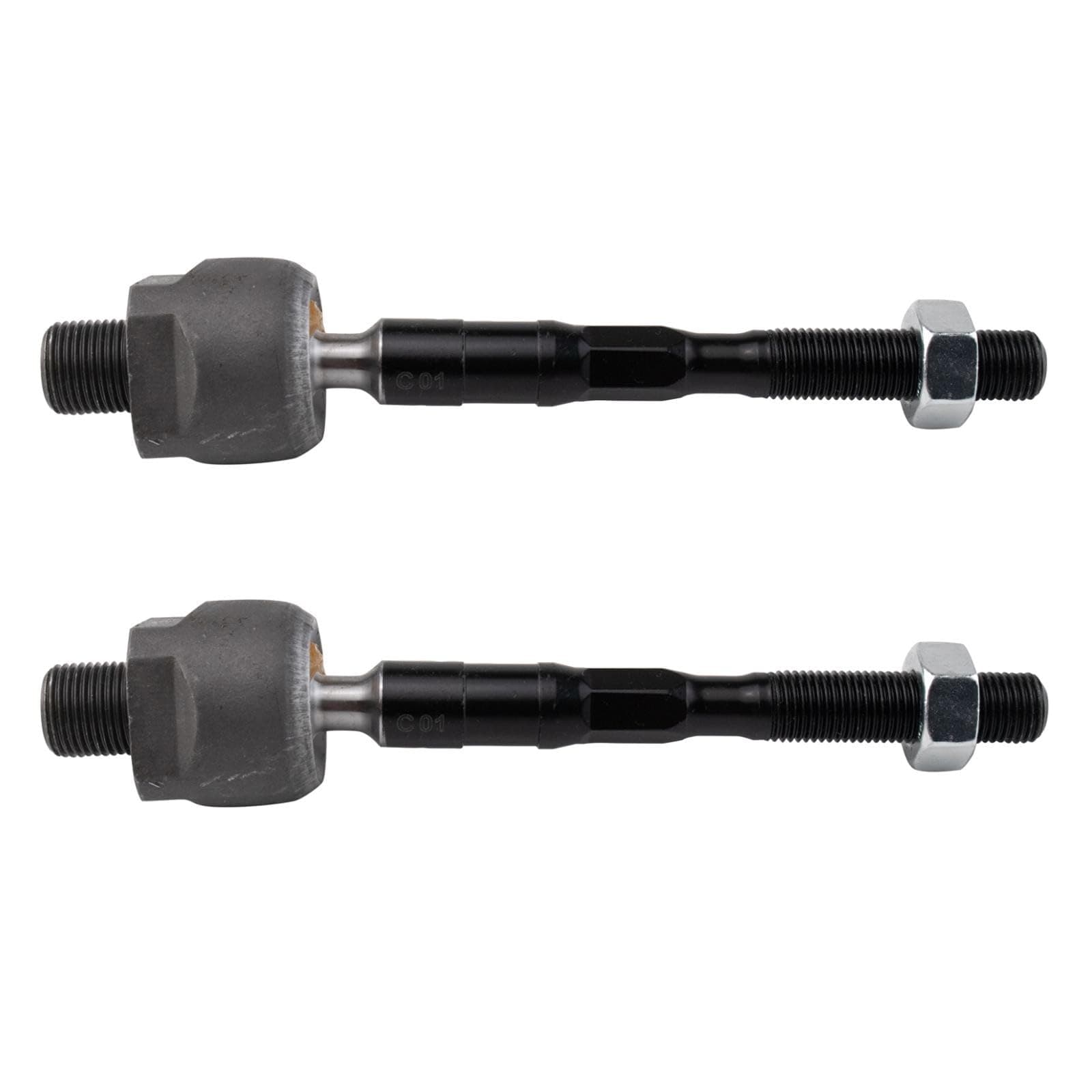TRQ Front Inner Tie Rod Set 2 Piece Compatible with 2012-2013 Infiniti FX35 13 Infiniti FX37 12-13 FX50 14-17 QX70