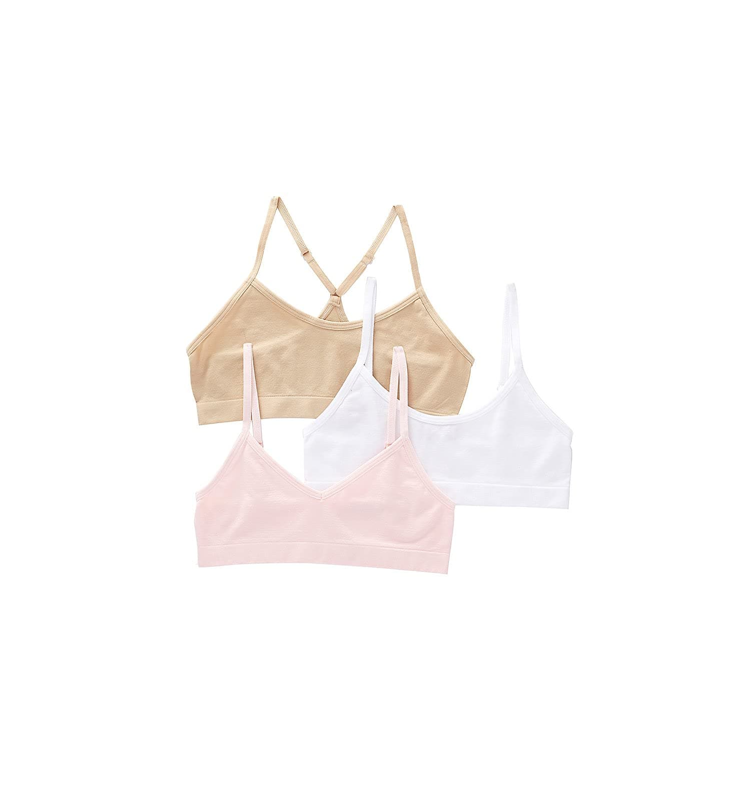 Girls' Beginner Crop Bra 3 Pack