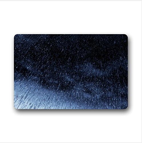 Personalized romantic rainy day view,beautiful raindrops pattern Entrance Mat,Indoor/Outdoor Doormat,Door Mats 23.6''(L) x 15.7''(W)