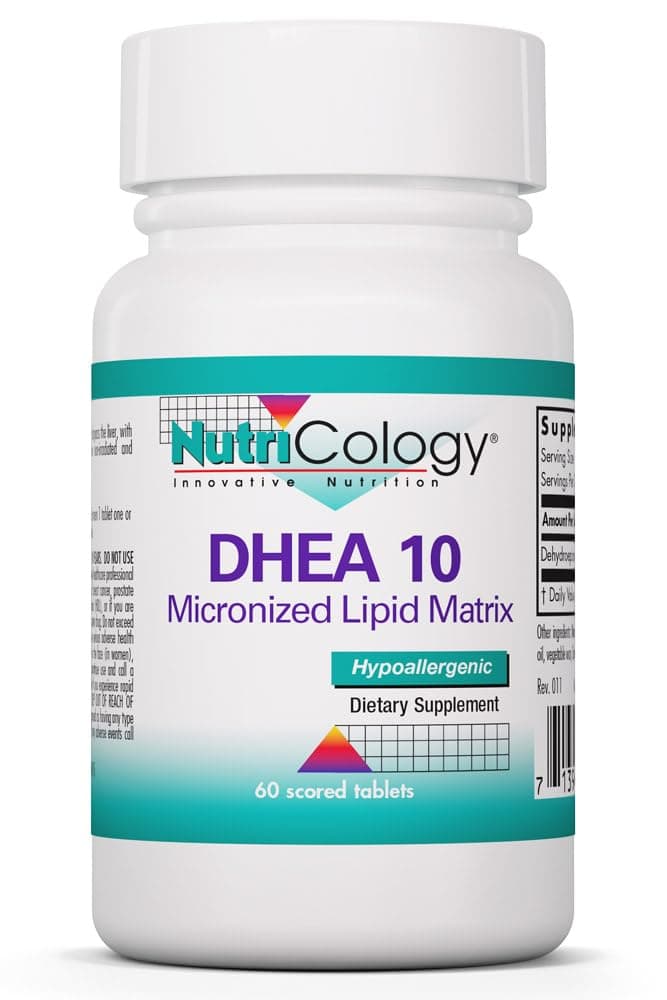 Nutricology Dhea 10 Mg Sustained Release Tablets, 60 Count
