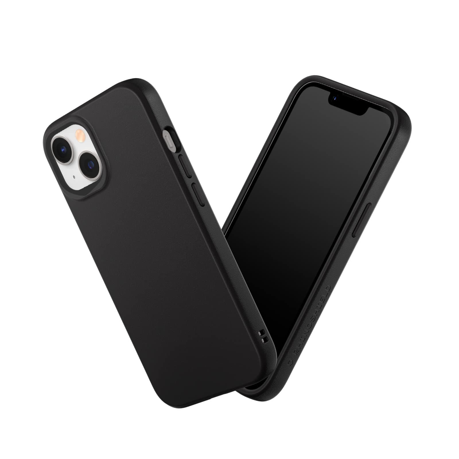 Case Compatible with [iPhone 13/14] | SolidSuit - Shock Absorbent Slim Design Protective Cover with Premium Matte Finish 3.5M / 11ft Drop Protection - Classic Black