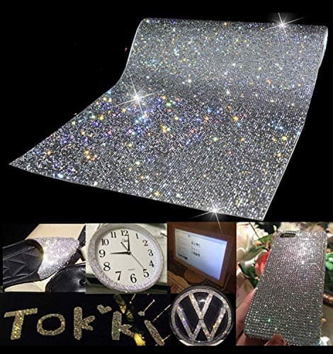 Crystal AB Mesh Rhinestone Panel - Glass Rhinestone Sheets Iron On Price Per 1 Sheet Stone Size SS6/2MM