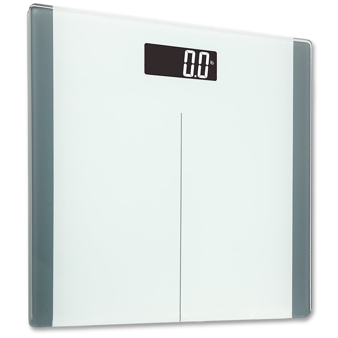 FRK Digital Bathroom Scale with Backlit LCD Display, 400lb Capacity, Pure White