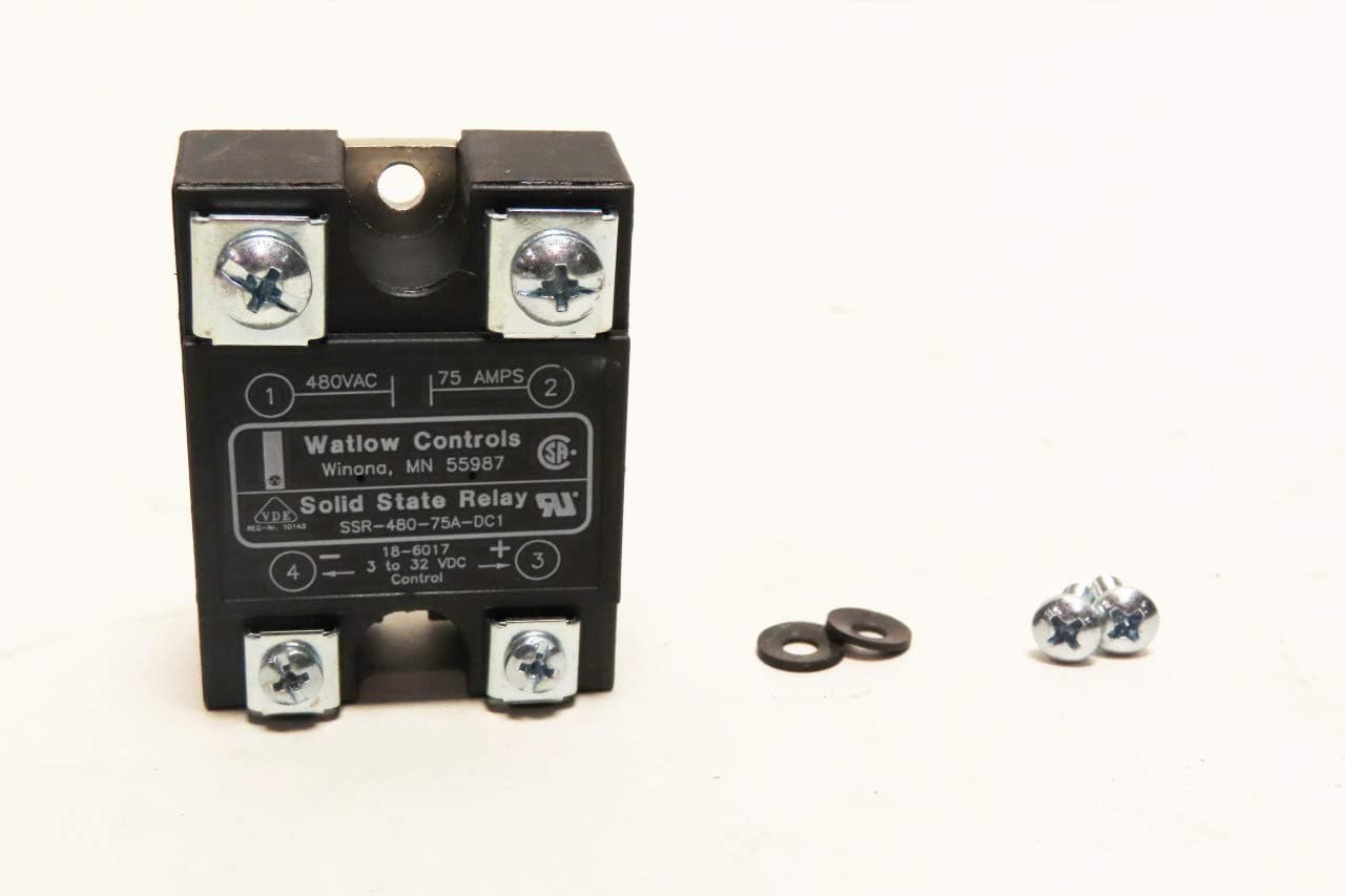 WATLOW SSR-480-754-DC1 Solid State Relay 3-32V-DC 75A AMP 480V-AC
