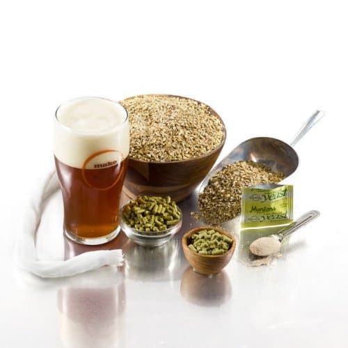 2-Pack 1 Gallon Micro Bru All Grain Beer Recipe Kits - Summer Beers - Liberty Cream Ale and Kickass American Wheat Beer Recipe Kits - All Grain for 1 Gallon of Homebrew Beer