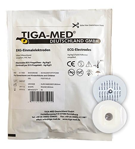 Tiga-Med ECG Solid Gel Electrodes 45 mm Pack of 500