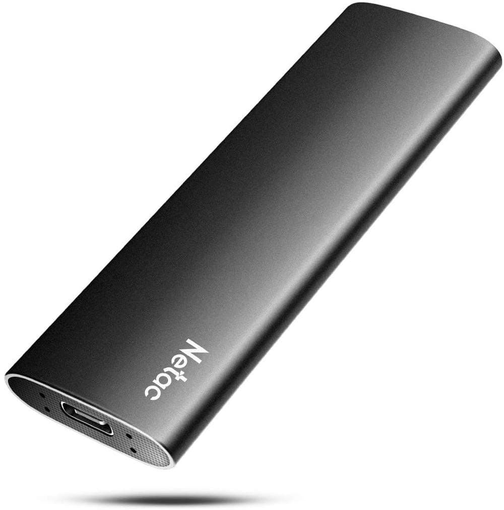 500GB Portable SSD USB 3.2 Gen 2 (10 Gbps, Type-C) External Solid State Drive Backup Slim Portable Drive for File Storage/Business Travel Essential, Rapid Read & Write Low Noise, Zslim