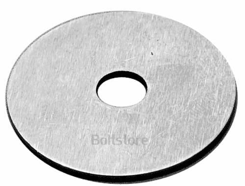 Boltstore M6 x 25 Mudguard Penny Flat Washers from A2 Stainless Steel BS4320 (Pack of 100)