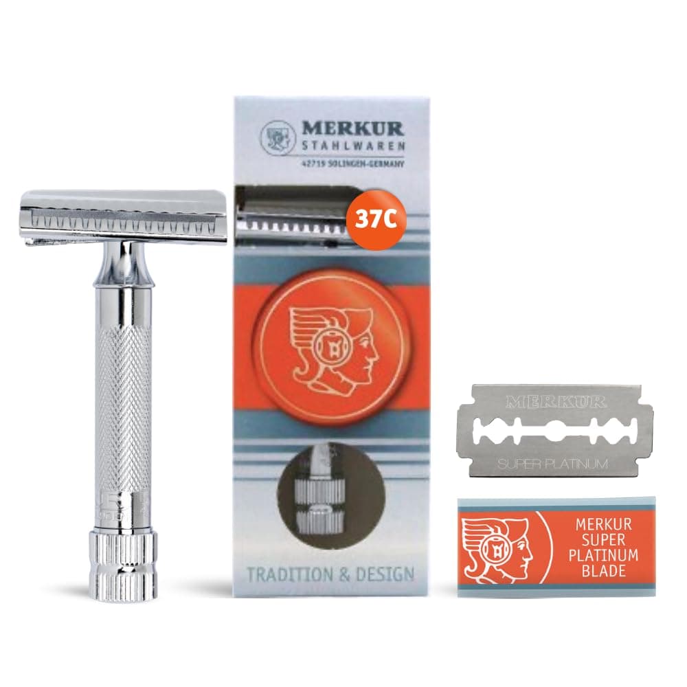 DOVO 37C Safety Razor, Slant Bar