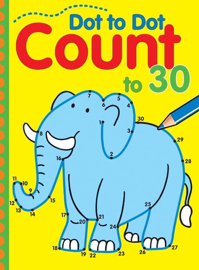 Dot to Dot Count to 30 (Dot to Dot Counting, 5)