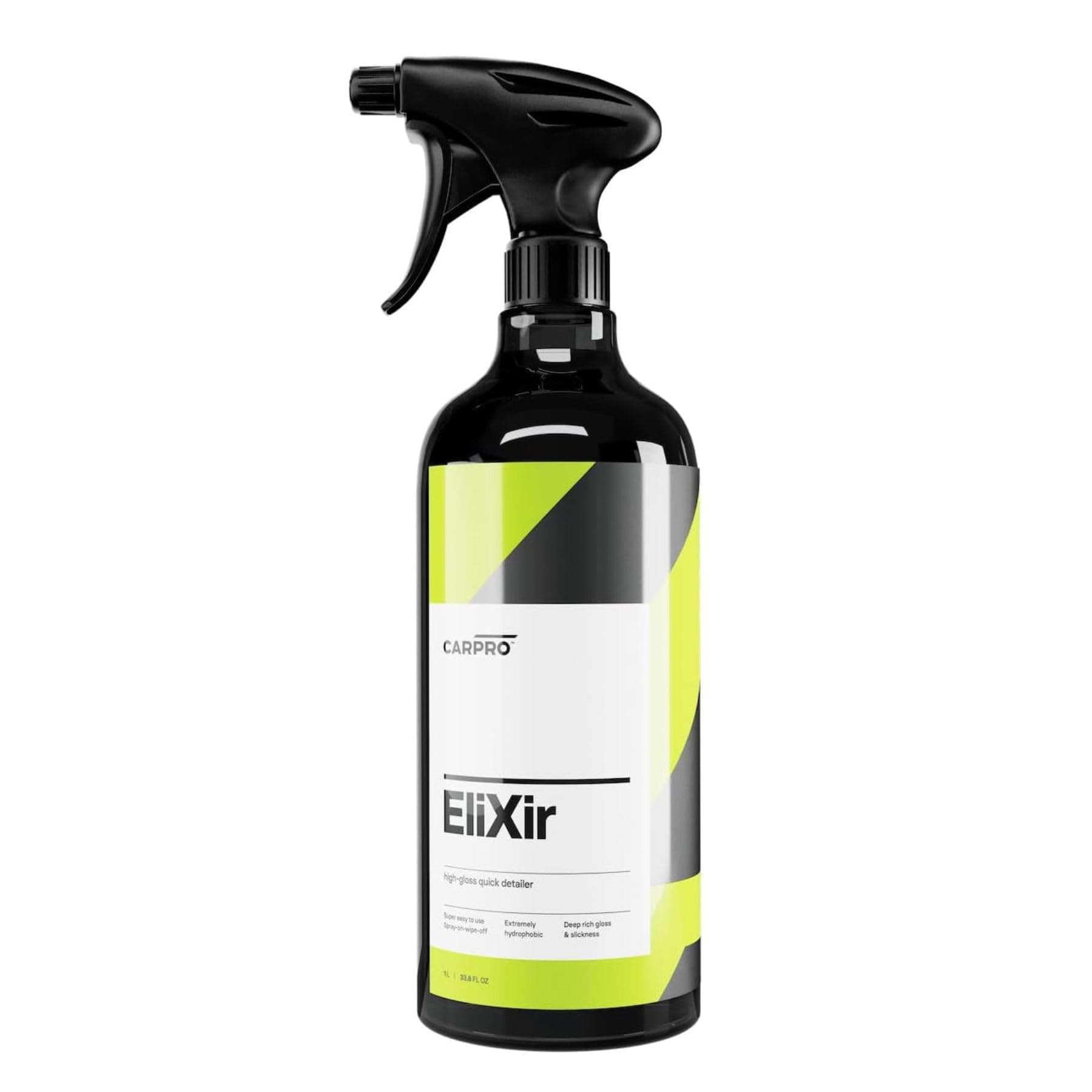 EliXir Quick Detailer with Sprayer - Quick Detail Provides a Fast Layer of Depth, Gloss, and Hydrophobic Energy - Liter (34oz)