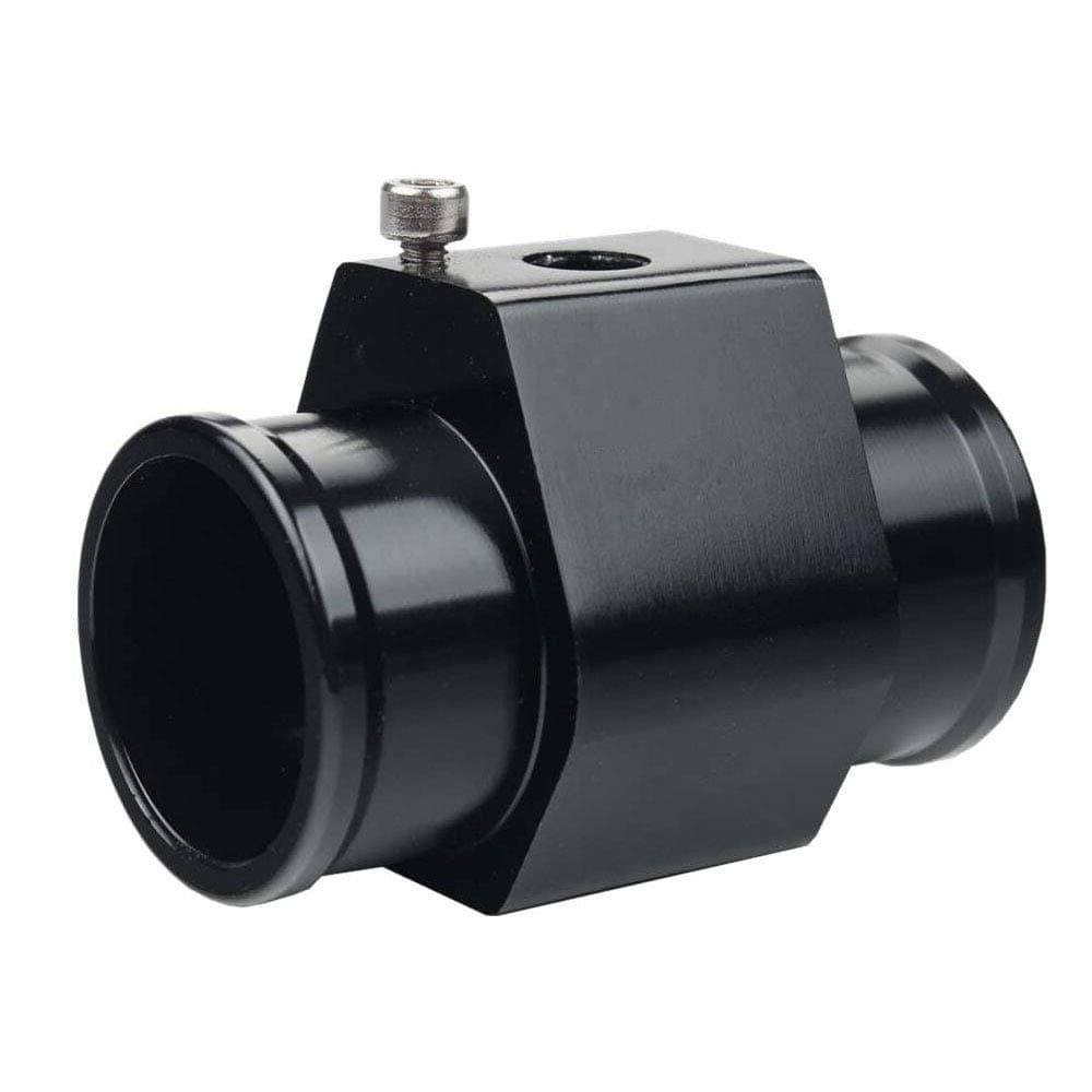 LZKZPY Universal Water Temp Joint Pipe Water Temp Temperature Joint Pipe Sensor Gauge Radiator Hose Adapter, (Black, 32mm)