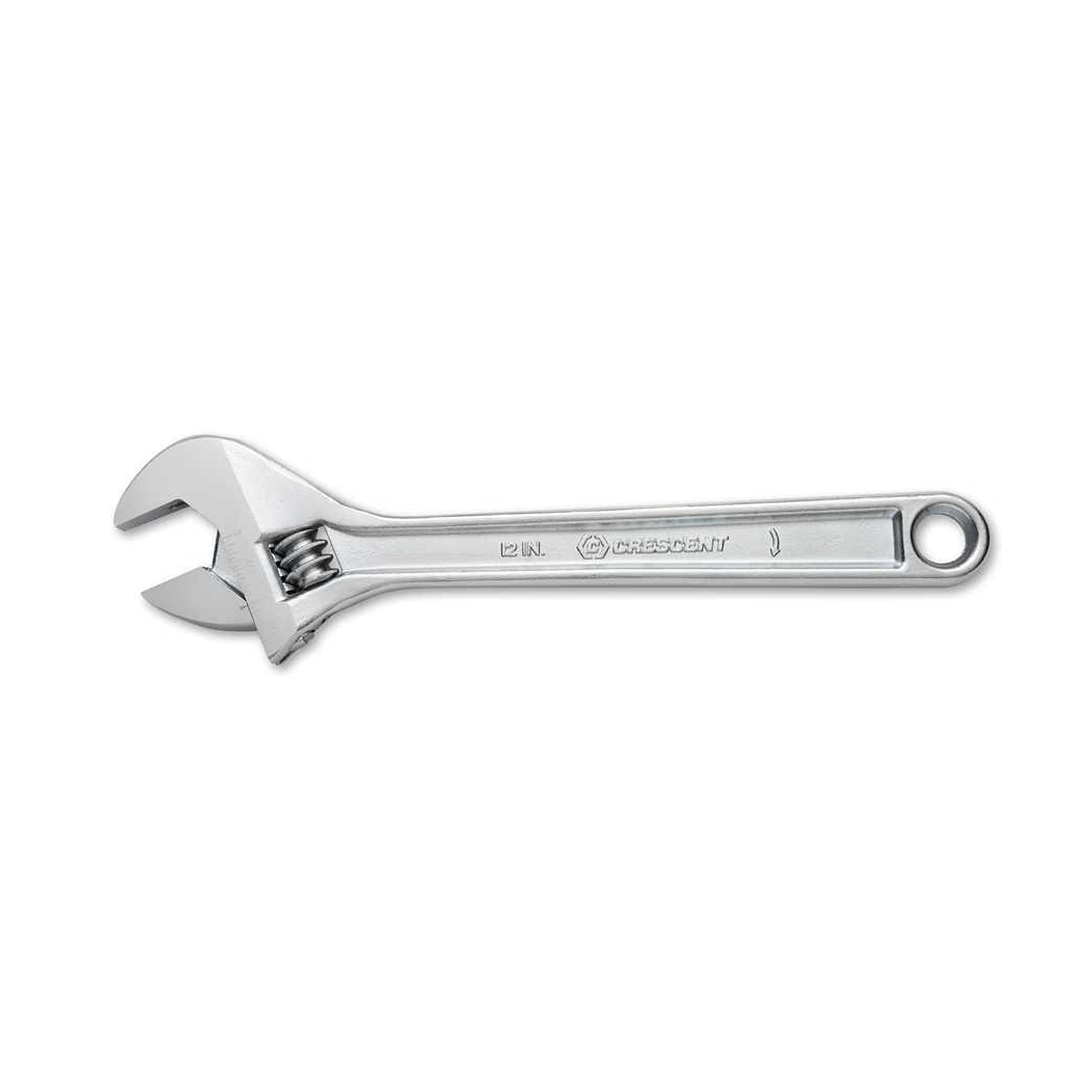 12" Adjustable Wrench - Carded - AC212VS, Chrome