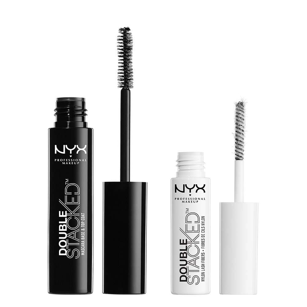 Professional Makeup Double Stacked Mascara, Black, 12g