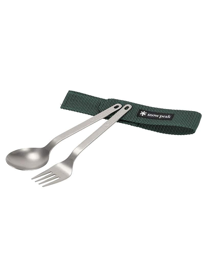 Snow Peak Titanium Fork & Spoon Set