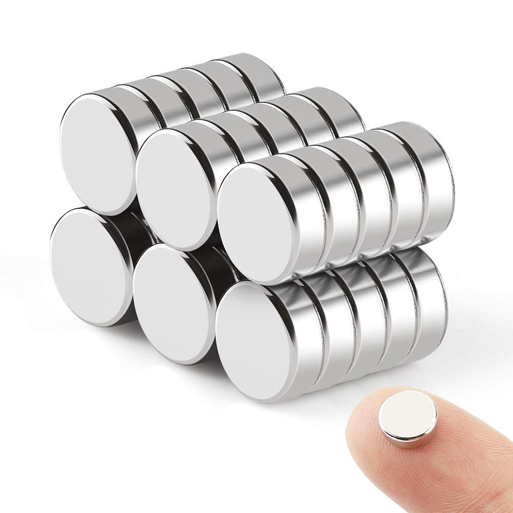 Wukong Strong Refrigerator Magnets 8mm X 3mm | 30 Pack, Multi-Use Dry Erase Board Magnet Office Magnets Durable Magnet for Fridge/Door/Whiteboard/Map/Screen(30pcs)