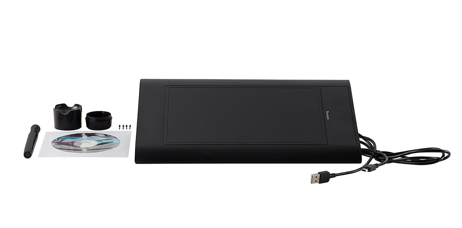 Turcom Graphic Tablet Drawing Tablets and Pen/Stylus for PC, Mac Computer, 8 x 5 Inches Surface Area