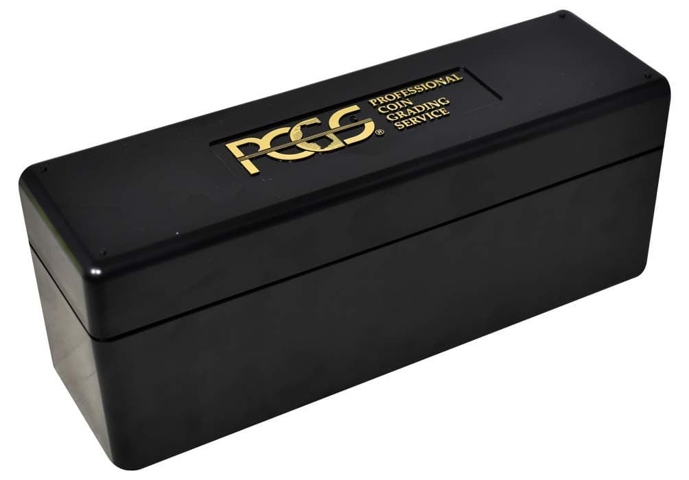 PCGS Plastic Storage Box for 20 Slab Coin Holders Black