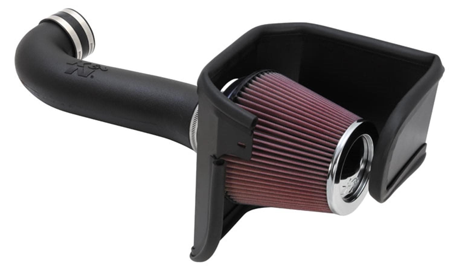 K&N Cold Air Intake Kit: High Performance, Guaranteed To Increase Horsepower: 2011-2019 Dodge/Chrysler (Challenger, Charger, 300) 5.7L V8,63-1114