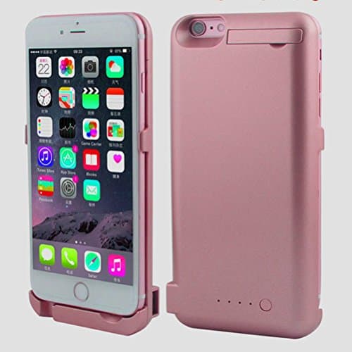 Iphone 6s Plus Battery Case Iphone 6 Plus Battery Case 10000mah Ultra-slim Pack Power Bank Backup Charger Case for Iphone 6s /6 Plus 5.5Inch (Rose Gold)