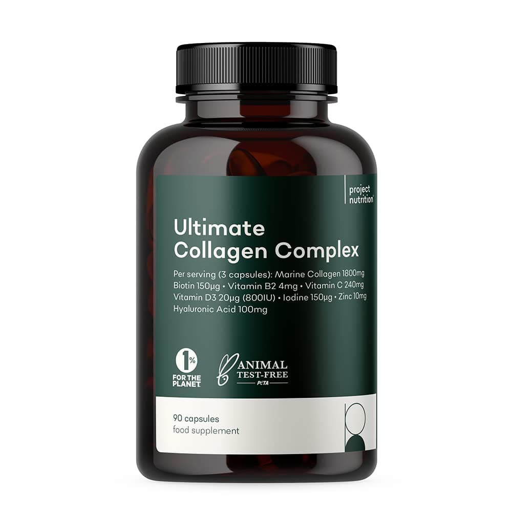 Ultimate Collagen Capsules Complex - High Strength 2500mg Supplement - 16 Nutrients for Healthy Joints Skin Hair - Hydrolysed Marine Collagen Peptides - Collagen Powder & Tablet Alternative
